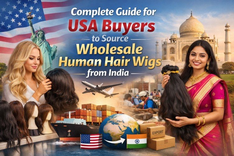 Complete Guide for USA Buyers to Source Wholesale Human Hair Wigs from India